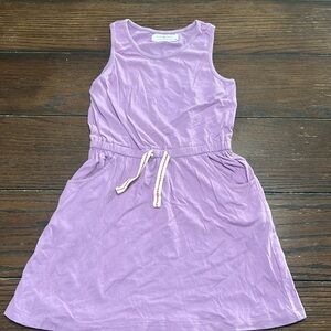 Colored Organics Purple Tank Dress with Tie 6